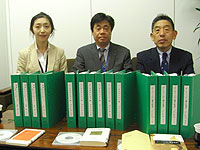 贈呈式の写真