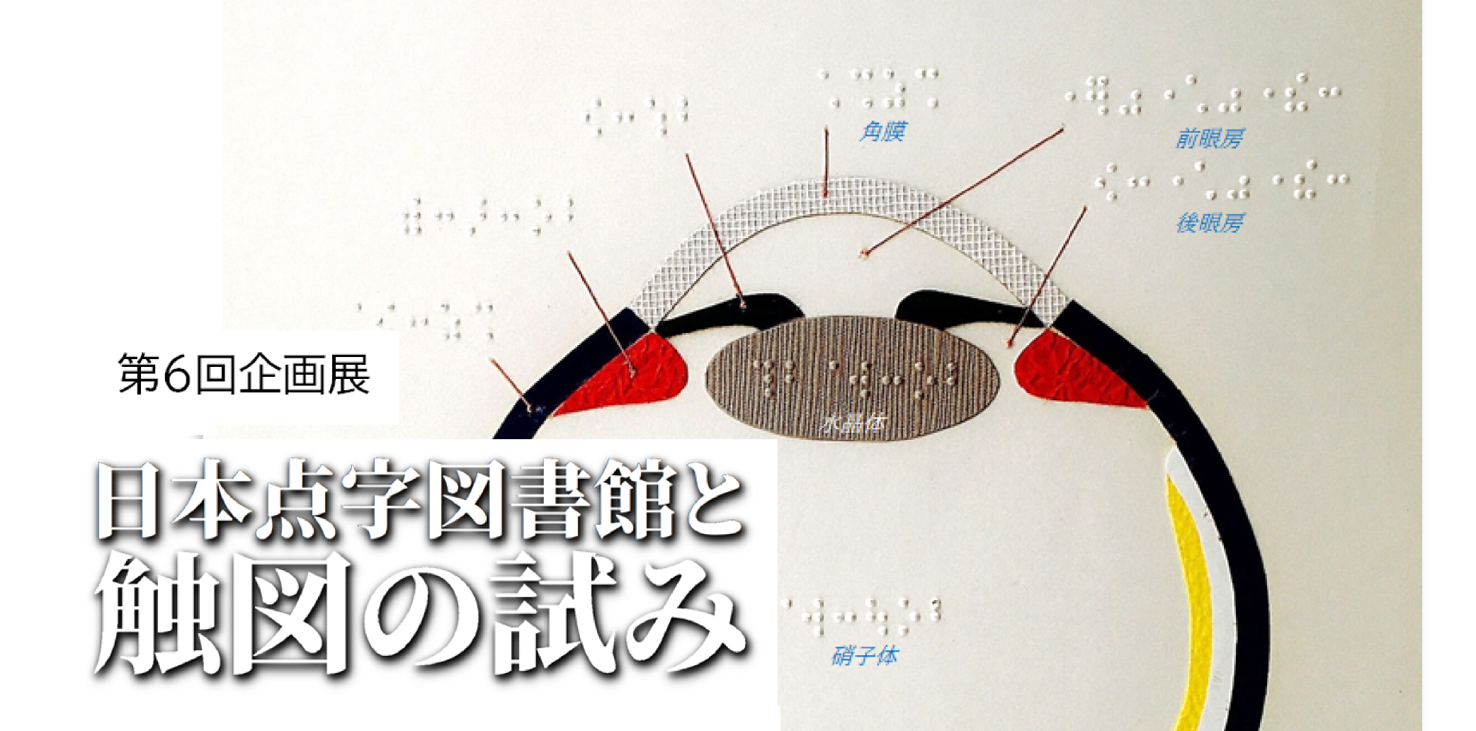 第6回企画展　日本点字図書館と触図の試み
