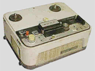 1950年代に使用したオープンテープレコーダ